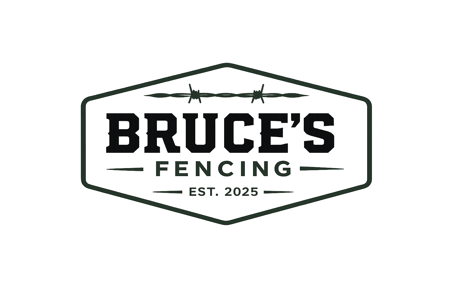 Bruce's Fencing Logo