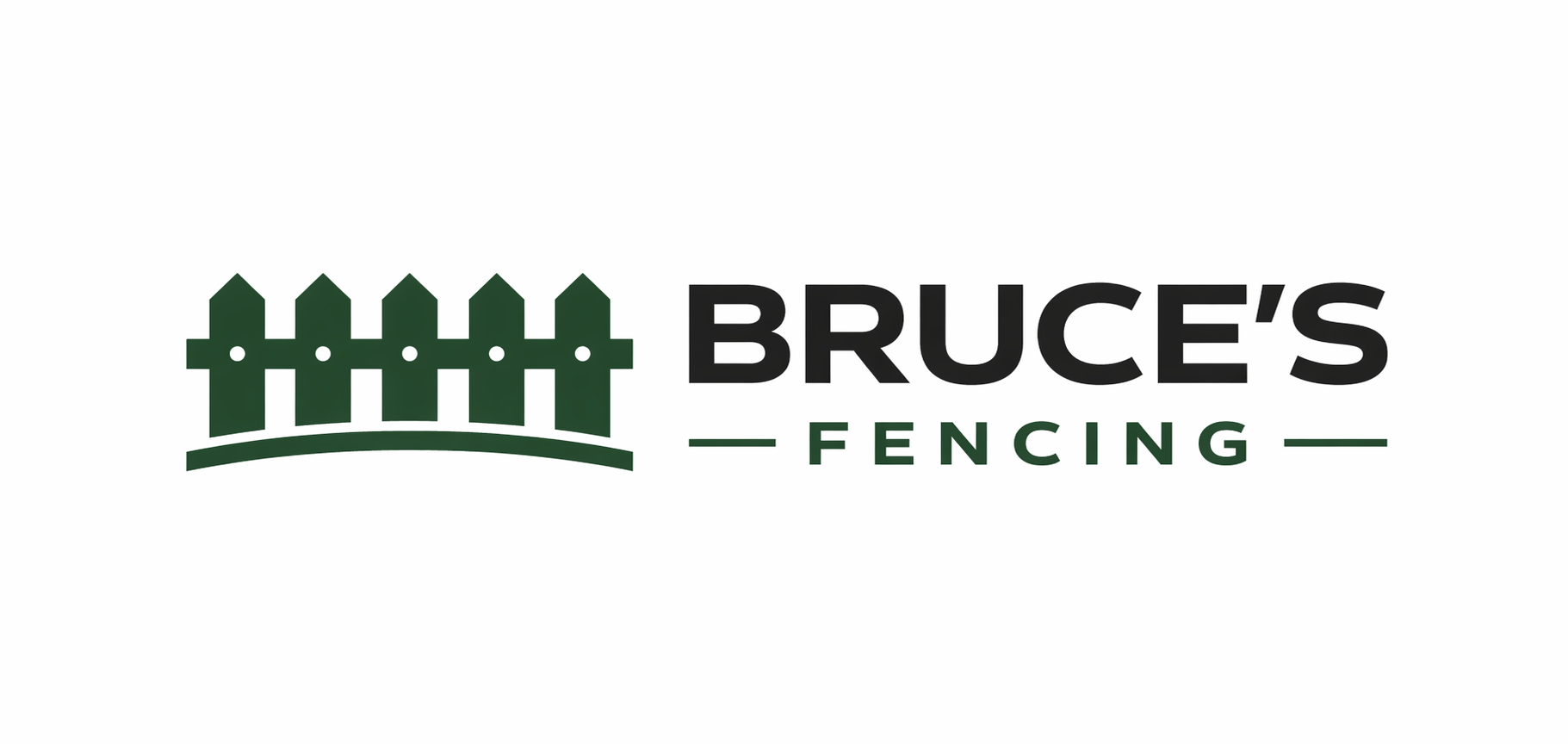 Bruce's Fencing Logo